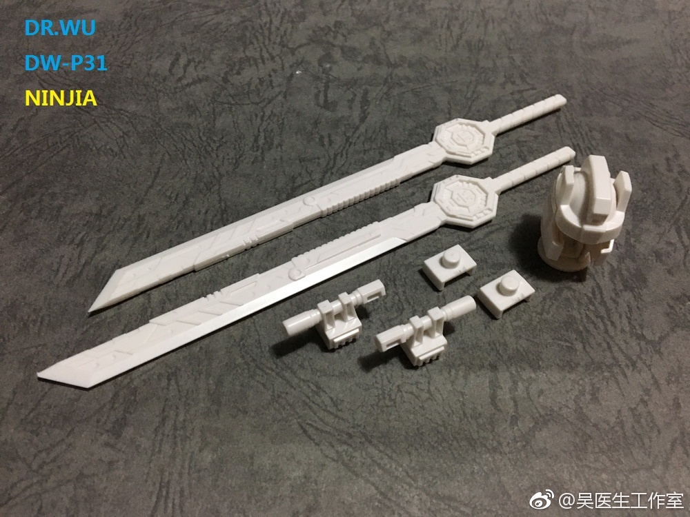 Dr Wu DW-P31 Ninjia Upgrade Set For Titans Return Sixshot